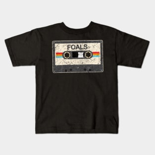 kurniamarga vintage cassette tape Foals Kids T-Shirt